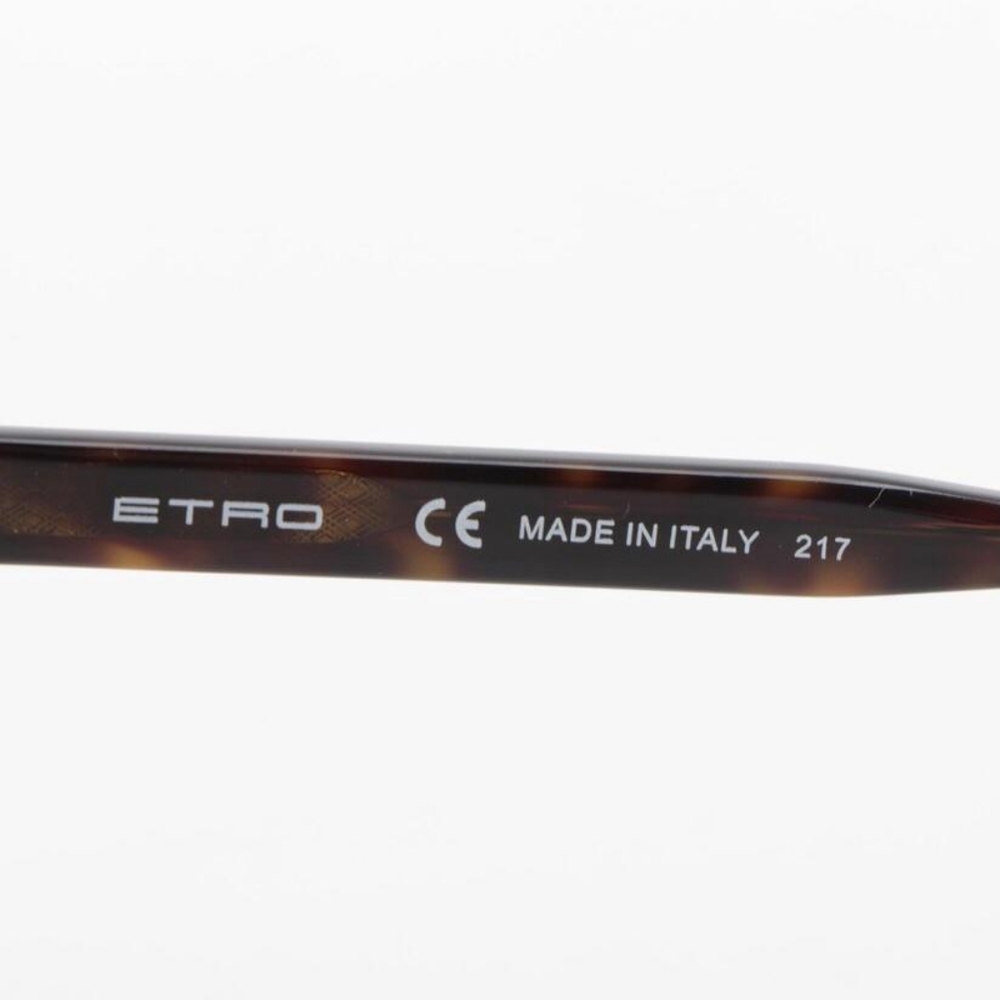 ETRO ET641S Dark Havana Acetate Browline Sunglasse